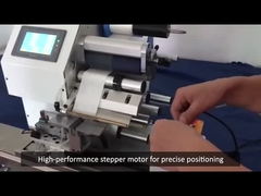 केबल वायर ओडी 4-10 मिमी स्वचालित डेस्कटॉप केबल लेबलर लेबल तह मशीन