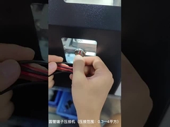 अर्ध-स्वचालित फेरुल और वायर क्रिमपिंग मशीन 0.6mpa-0.8mpa