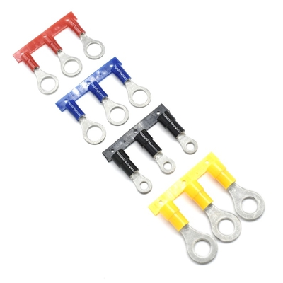 कस्टम Qwt 12 Awg रिंग टर्मिनल Lugs Spade टर्मिनल कनेक्टर Crimp तार टर्मिनल