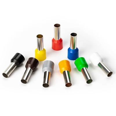 Multi-Color Insulated Nylon Copper Wire Ferrule Crimp Pin Terminal Tubular Terminal Wiring Accessories Lug
