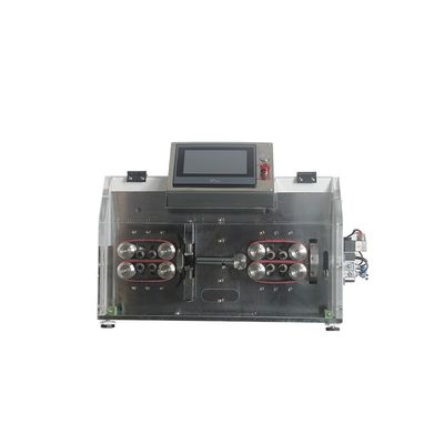 4mm2-30mm2 इलेक्ट्रिक वायर स्ट्रिपिंग मशीन 16 व्हील औद्योगिक