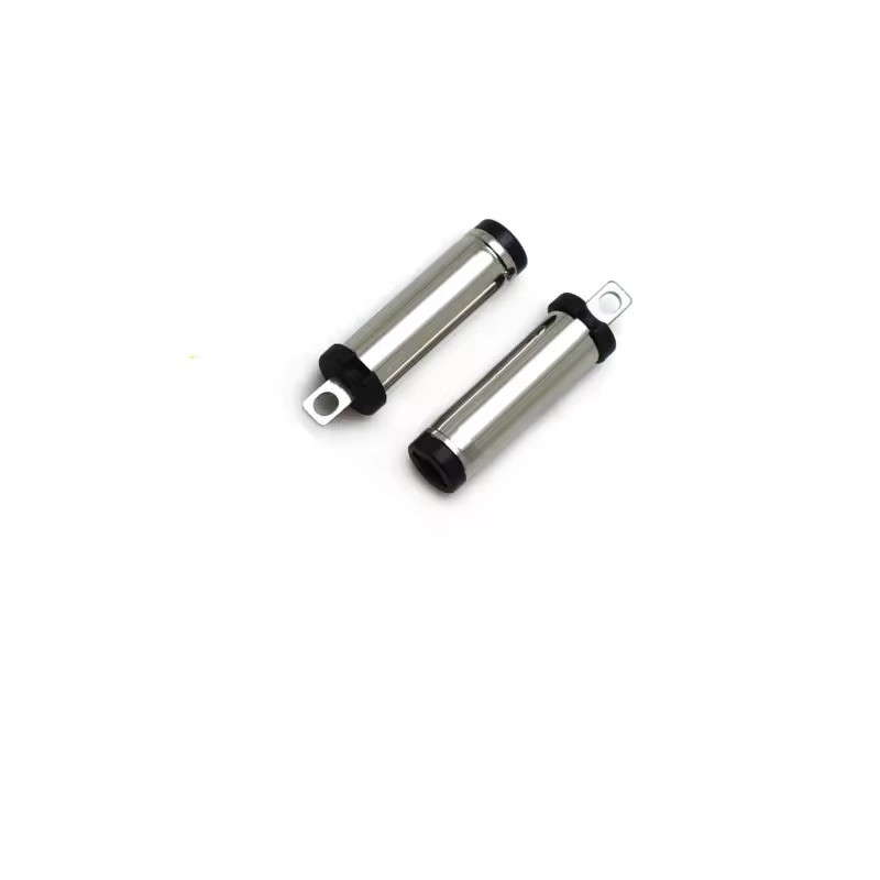 निकेल लेपित Solder डीसी प्लग पुरुष 5.5mmX2.1mm डीसी शक्ति बैरल कनेक्टर