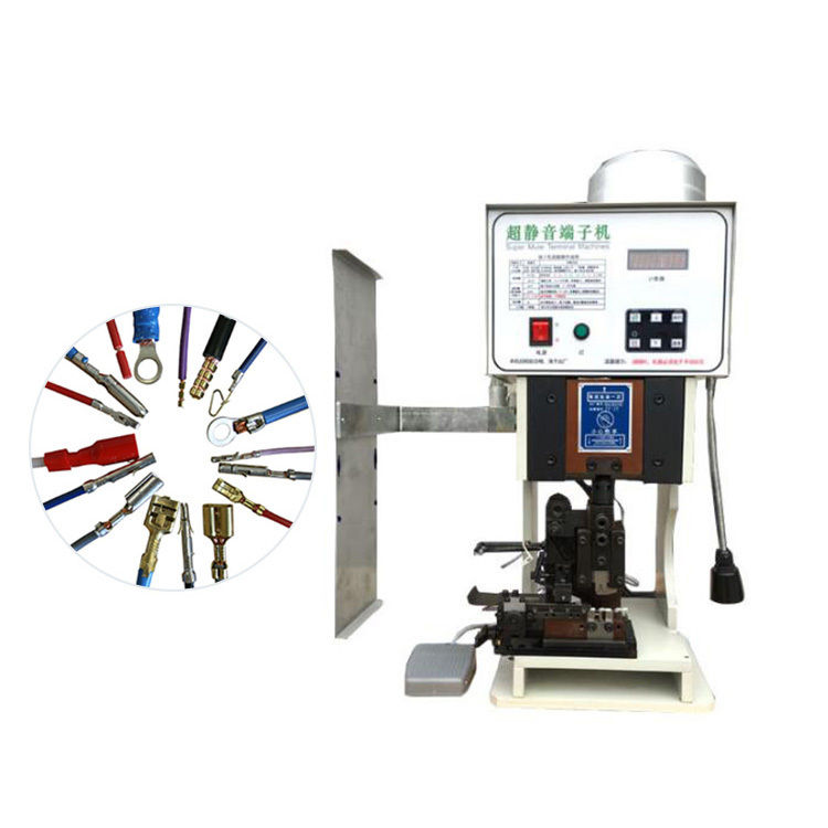 Semi-Automatic Terminal Crimping Machine with 0.75KW Motor Power 15KN Pressing Ability and 220V 50Hz Power Supply